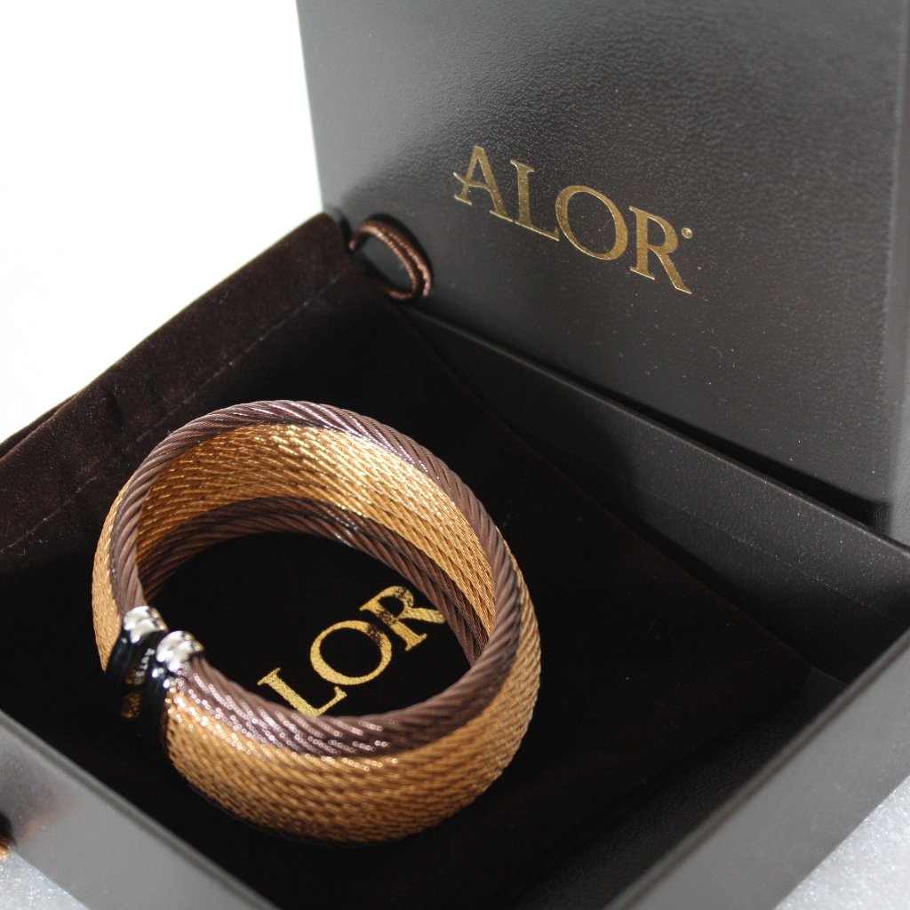 Alor Stainless Steel And Rose Gold With 18k Gold 359$